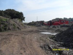 Farmland in Poulton-le-Fylde and Preesall where waste was found